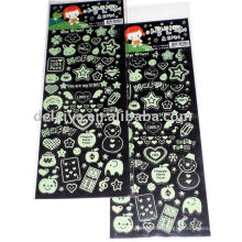 Glow in dark sticker